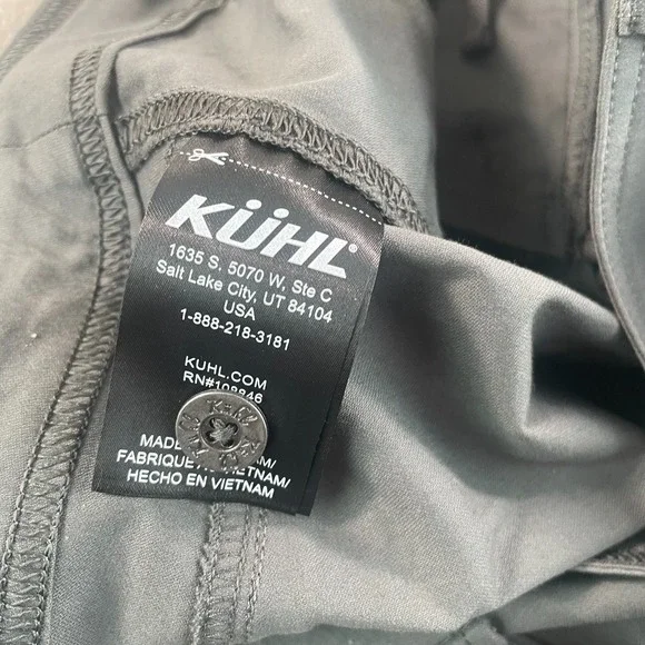KUHL Resistor Air Roll-Up Short Women 14 Carbon Performance Stretch UPF50 NWOT - Picture 11 of 13